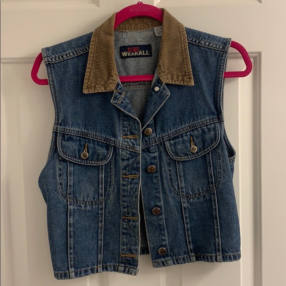 Denim vest